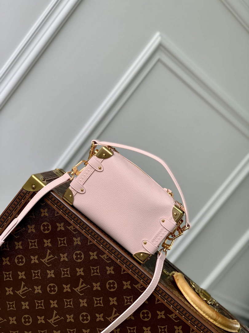 LV M23817 Louis Vuitton Side Trunk PM Handbag Opal Pink - Default Title - View 3