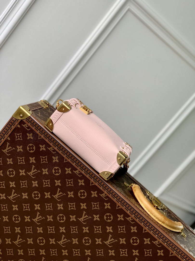 LV M23817 Louis Vuitton Side Trunk PM Handbag Opal Pink - Default Title - View 4