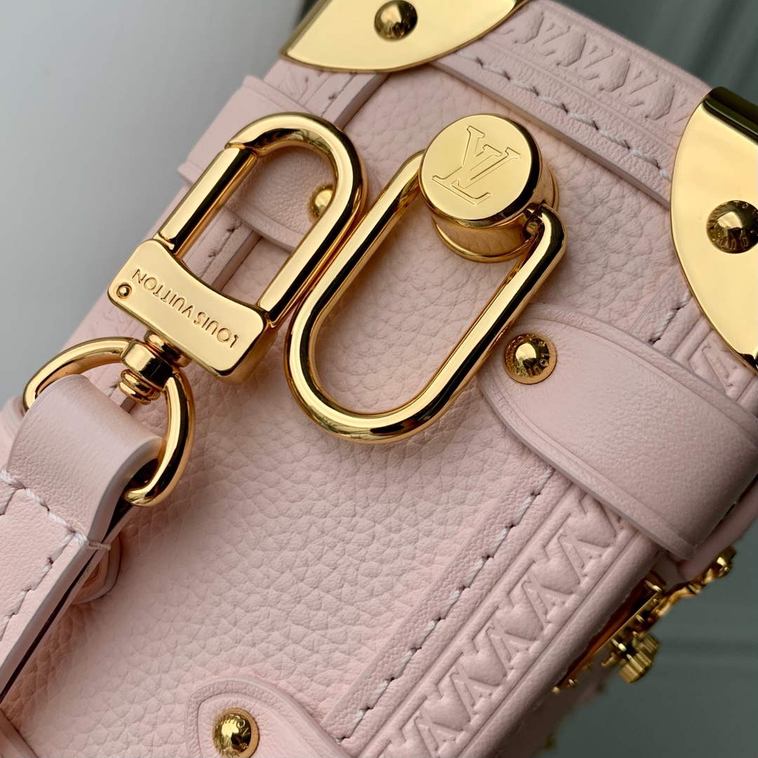 LV M23817 Louis Vuitton Side Trunk PM Handbag Opal Pink - Default Title - View 5