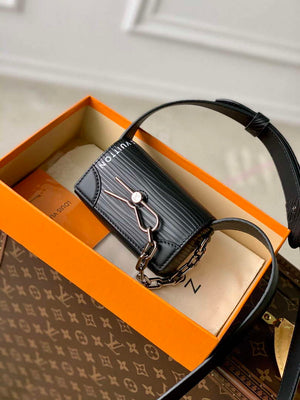 LV M23837 Louis Vuitton Micro Steamer Wallet Black - Default Title - View 1