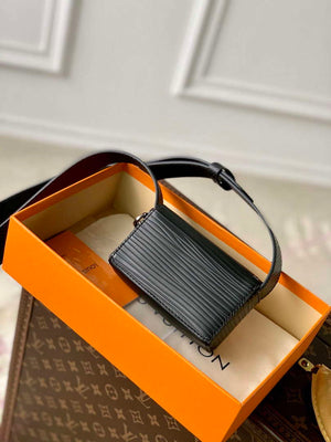 LV M23837 Louis Vuitton Micro Steamer Wallet Black - Default Title - View 2