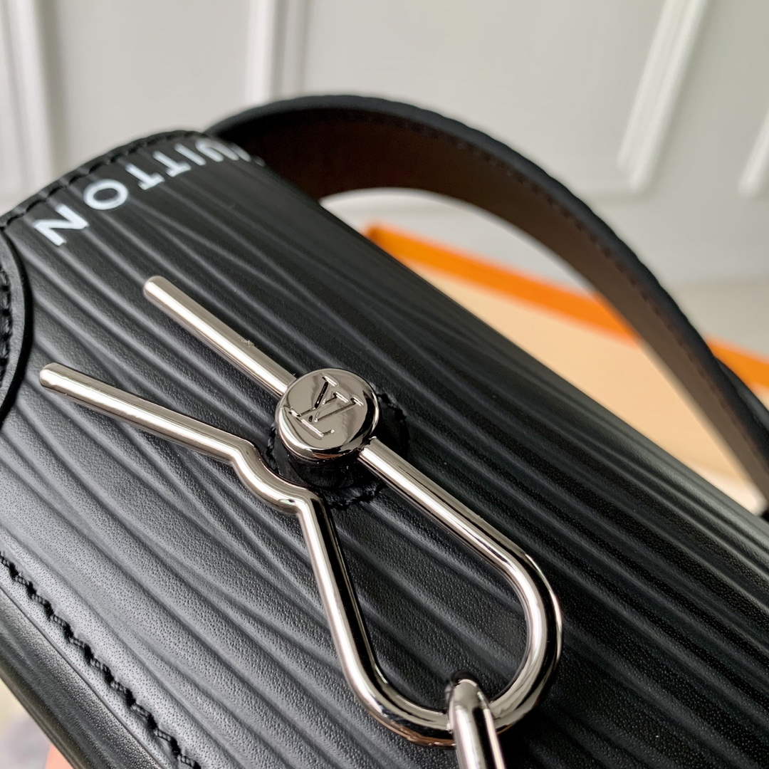 LV M23837 Louis Vuitton Micro Steamer Wallet Black - Default Title - View 5
