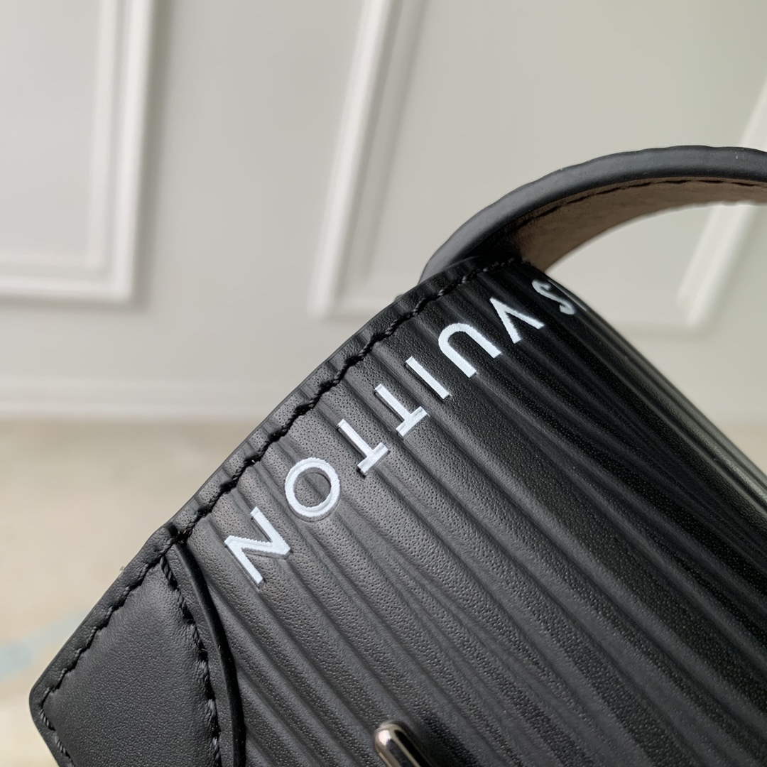 LV M23837 Louis Vuitton Micro Steamer Wallet Black - Default Title - View 6