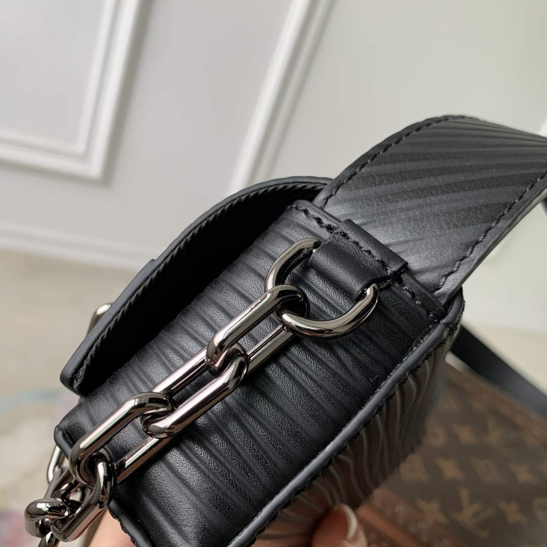 LV M23837 Louis Vuitton Micro Steamer Wallet Black - Default Title - View 7