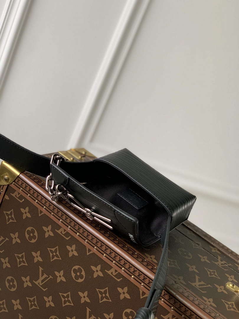 LV M23837 Louis Vuitton Micro Steamer Wallet Black - Default Title - View 8