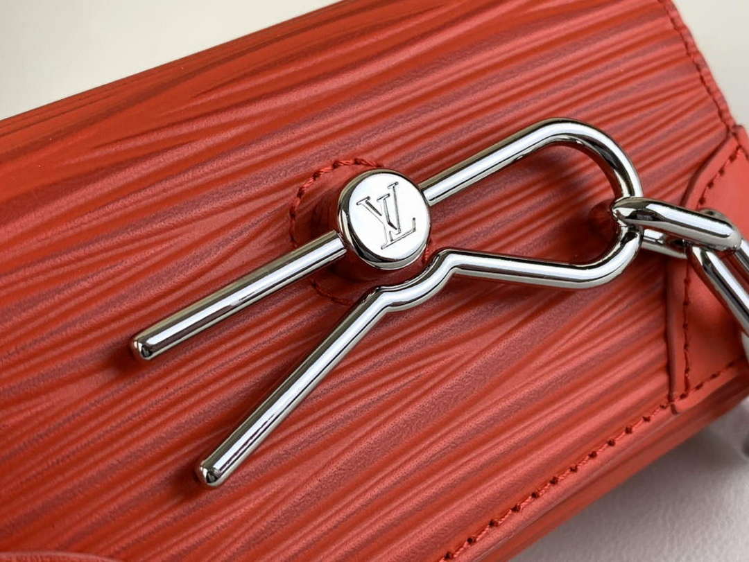 LV M23837 Louis Vuitton Micro Steamer Wallet Vermillion Red - Default Title - View 5