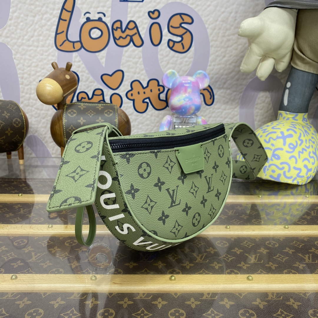 LV M23838 Louis Vuitton LV Moon Cross-Body Bag Green - Default Title - View 3