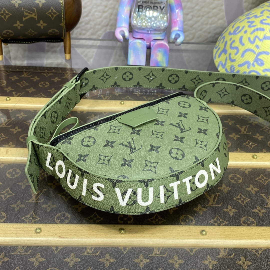 LV M23838 Louis Vuitton LV Moon Cross-Body Bag Green - Default Title - View 4
