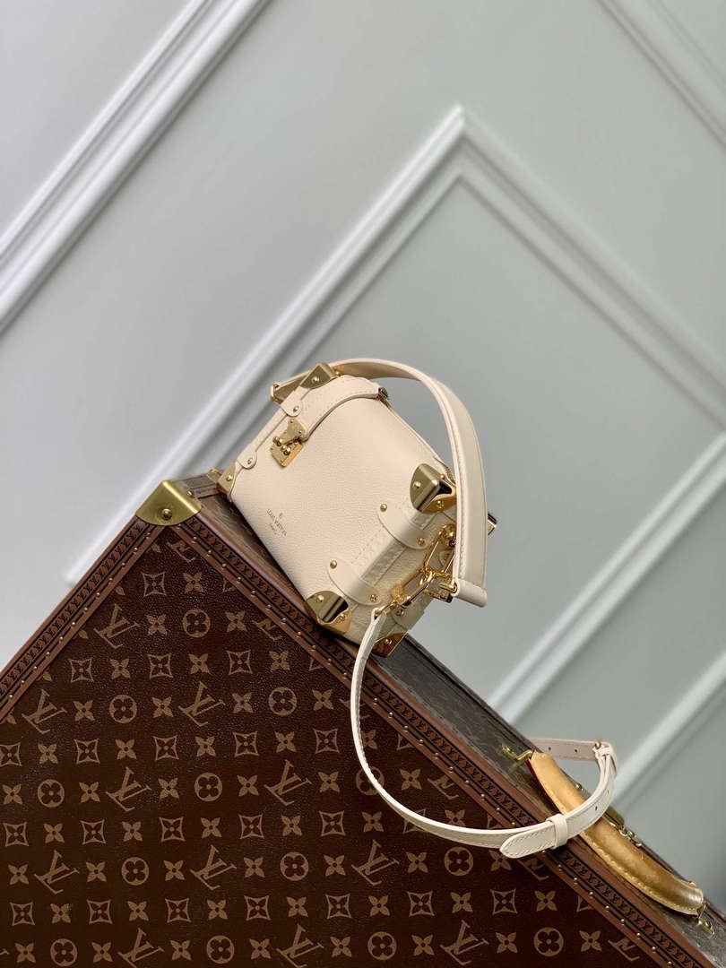 LV M23915 Louis Vuitton Side Trunk PM Bag Chalk - Default Title - View 2
