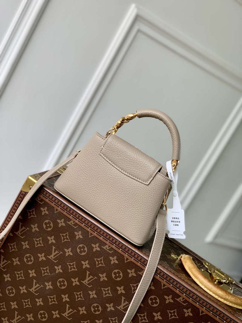 LV M23944 Louis Vuitton Capucines Mini Jewelily Handbag Quartz