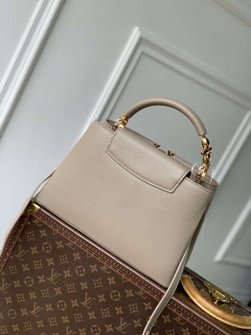 LV M23944 Louis Vuitton Capucines MM Jewelily Handbag Quartz
