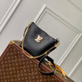 LV M24006 Louis Vuitton Lock and Walk Bucket Bag Black - Default Title - View 1