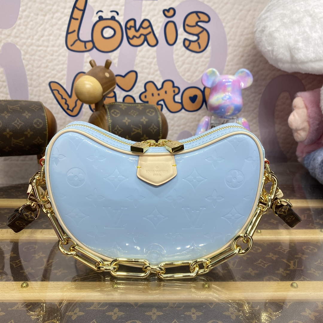 LV M24021 Louis Vuitton Croissant PM Bag Sky Blue - Default Title - View 1