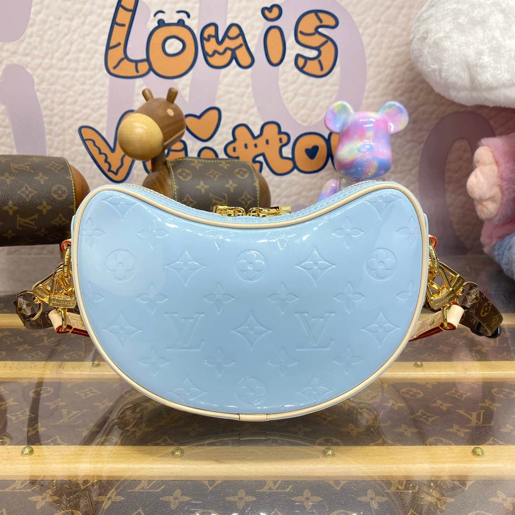 LV M24021 Louis Vuitton Croissant PM Bag Sky Blue