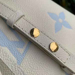 LV M24048 Louis Vuitton N¨¦oNo¨¦ BB Bucket Bag Latte White Blue - Default Title - View 5