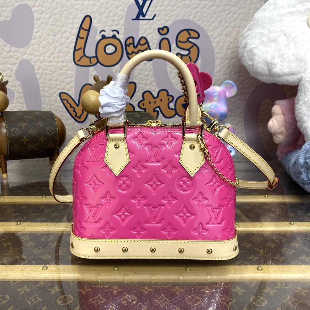 LV M24062 Louis Vuitton Alma BB Bag Neon Pink - Default Title - View 2