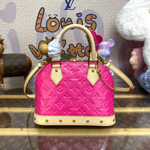 LV M24062 Louis Vuitton Alma BB Bag Neon Pink - Default Title - View 2