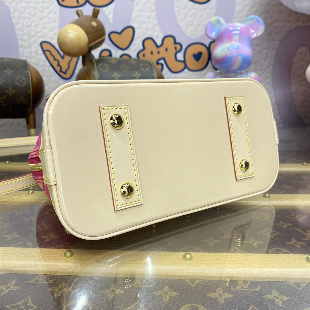 LV M24062 Louis Vuitton Alma BB Bag Neon Pink - Default Title - View 4