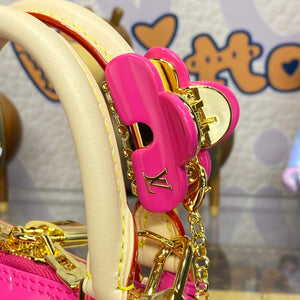 LV M24062 Louis Vuitton Alma BB Bag Neon Pink - Default Title - View 5