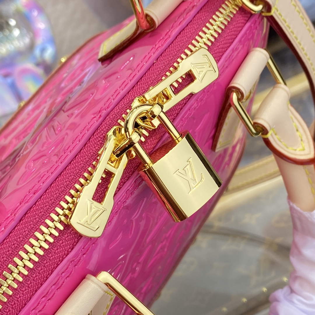 LV M24062 Louis Vuitton Alma BB Bag Neon Pink - Default Title - View 6