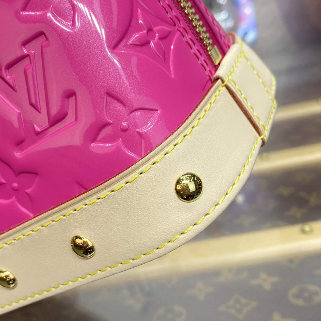 LV M24062 Louis Vuitton Alma BB Bag Neon Pink - Default Title - View 7