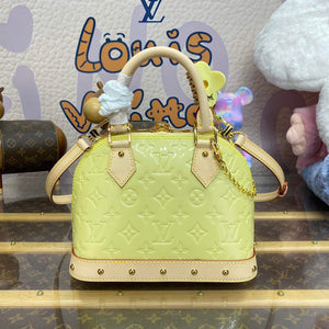 LV M24063 Louis Vuitton Alma BB Bag Yellow - Default Title - View 2