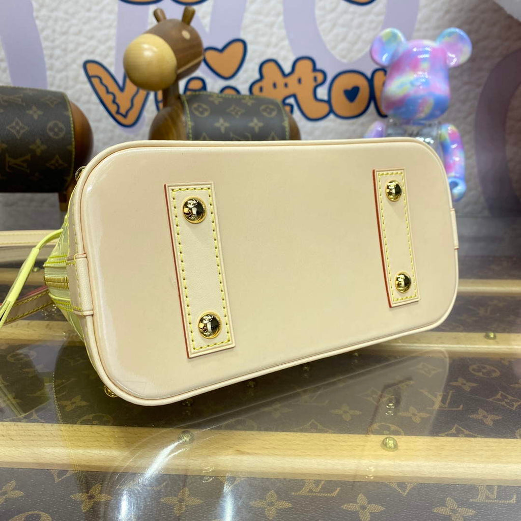 LV M24063 Louis Vuitton Alma BB Bag Yellow