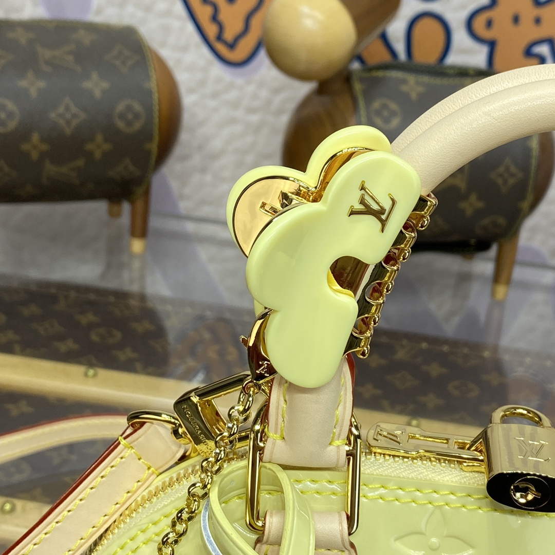 LV M24063 Louis Vuitton Alma BB Bag Yellow - Default Title - View 5
