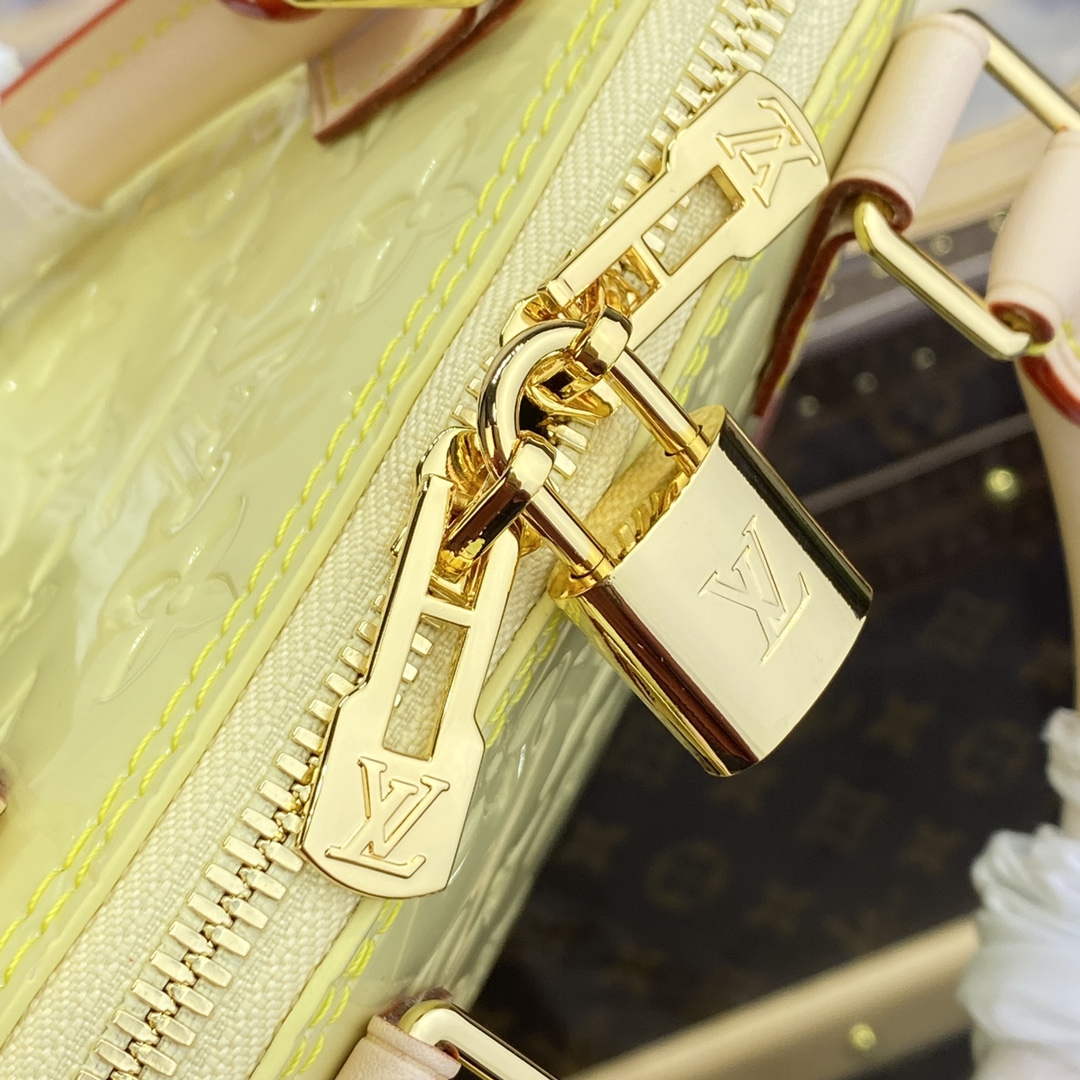 LV M24063 Louis Vuitton Alma BB Bag Yellow - Default Title - View 6