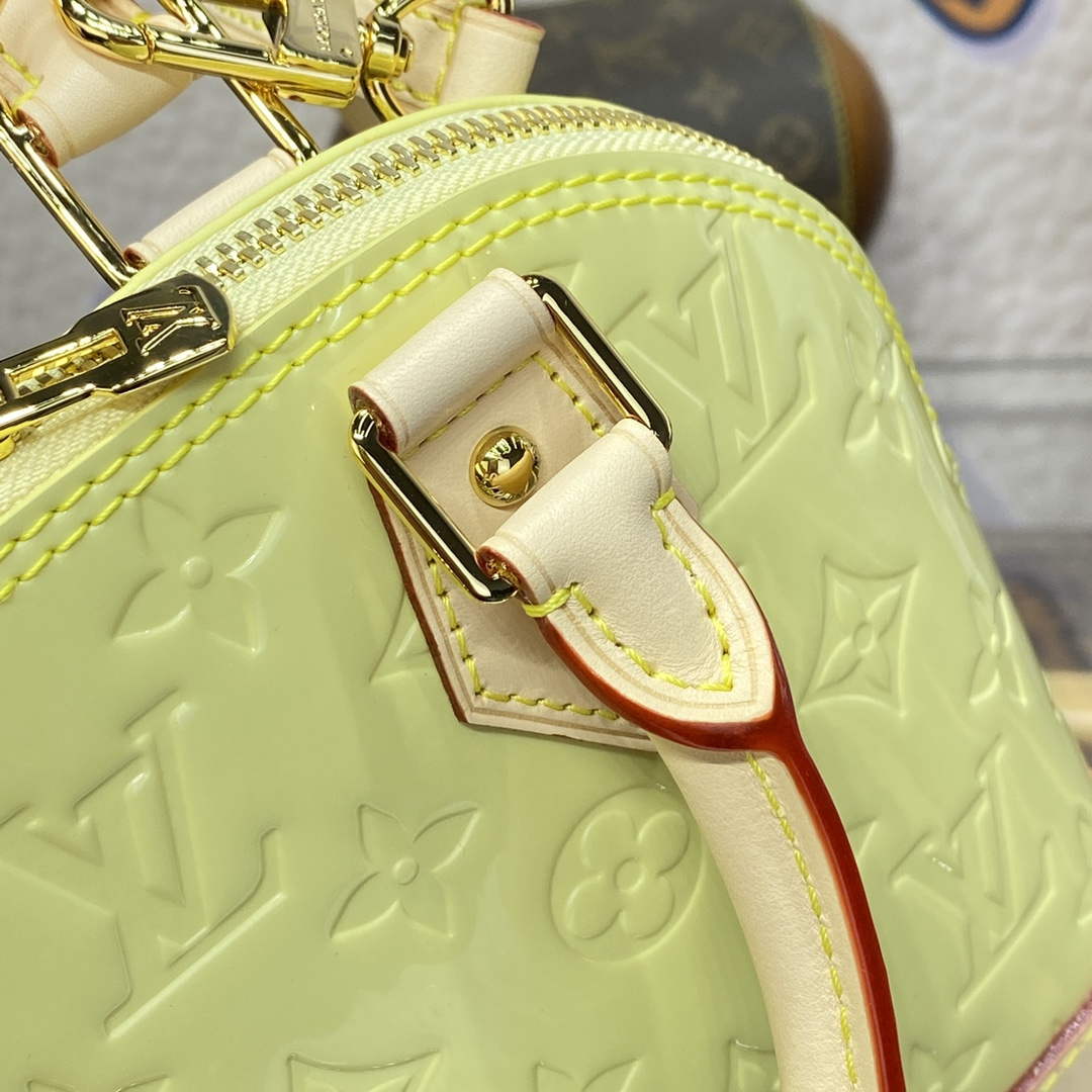 LV M24063 Louis Vuitton Alma BB Bag Yellow - Default Title - View 7