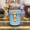 LV M24099 Louis Vuitton Astor Monogram Vernis Bag Blue - Default Title - View 1