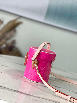 LV M24102 Louis Vuitton Astor Monogram Vernis Bag Neon Pink - Default Title - View 2