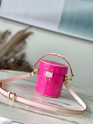 LV M24102 Louis Vuitton Astor Monogram Vernis Bag Neon Pink - Default Title - View 3