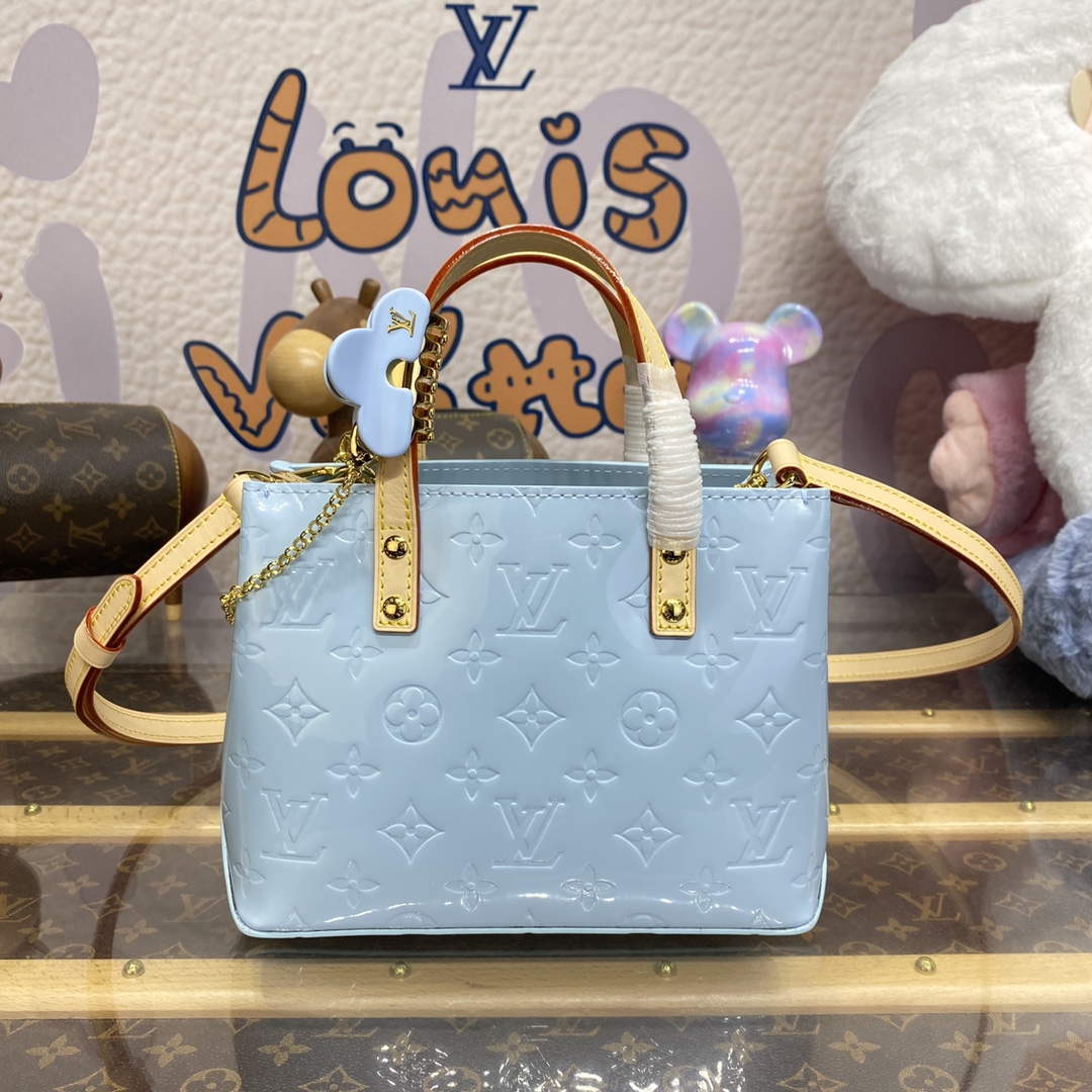 LV M24144 Louis Vuitton Reade PM Bag Sky Blue - Default Title - View 1