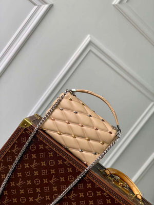 LV M24151 Louis Vuitton GO-14 MM Handbag Beige - Default Title - View 3