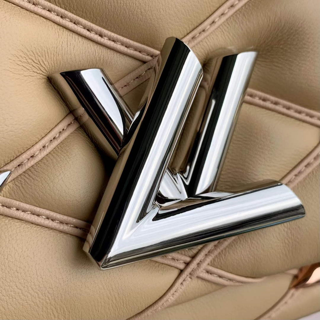 LV M24151 Louis Vuitton GO-14 MM Handbag Beige