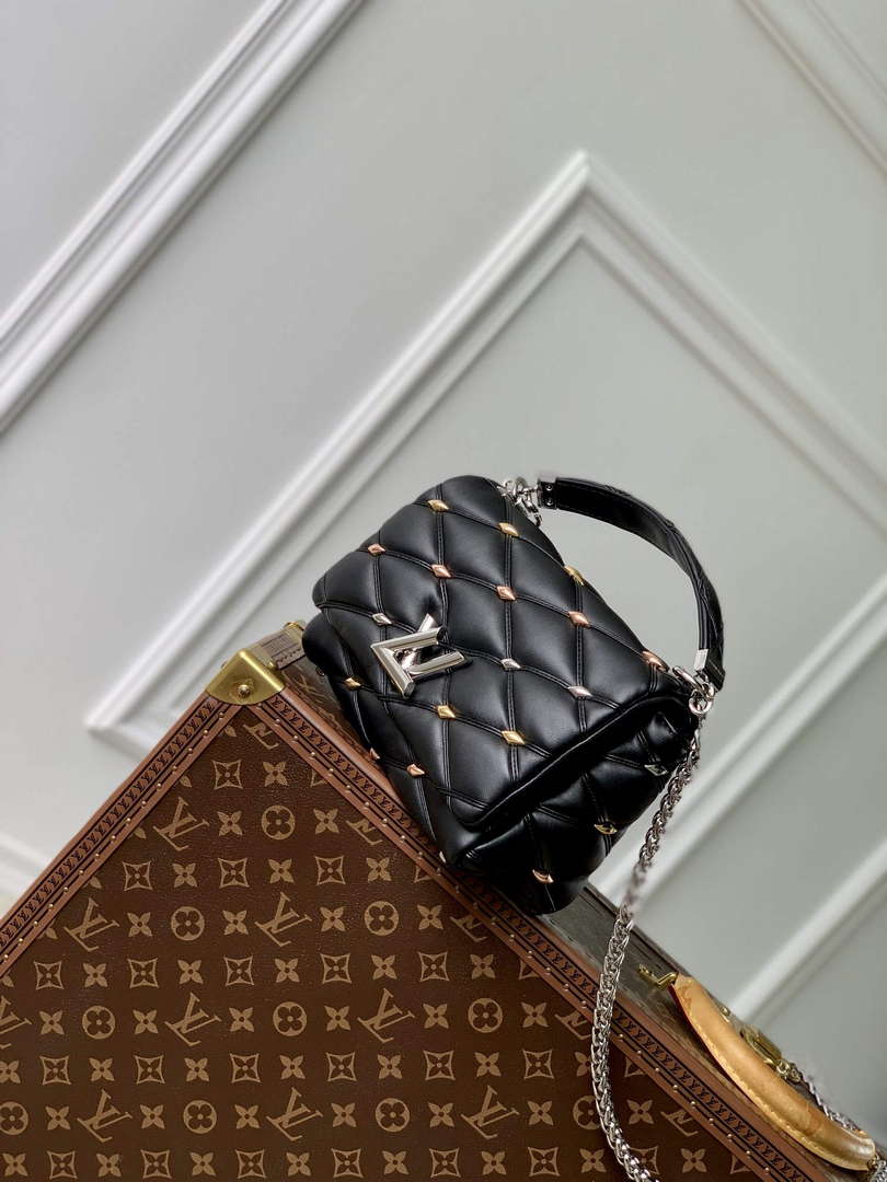 LV M24151 Louis Vuitton GO-14 MM Handbag Black - Default Title - View 2