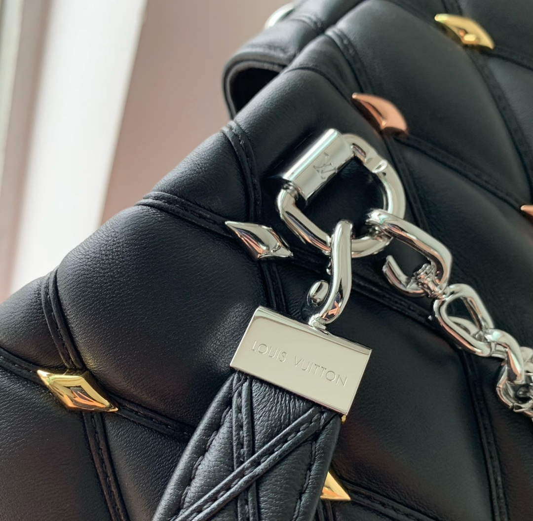 LV M24151 Louis Vuitton GO-14 MM Handbag Black - Default Title - View 6