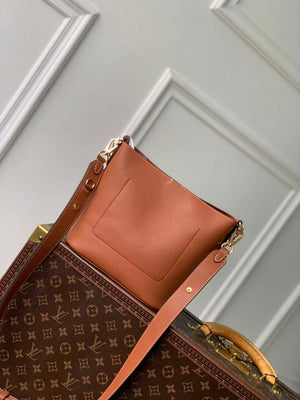 LV M24165 Louis Vuitton Lock and Walk Bucket Bag Cognac Brown - Default Title - View 3