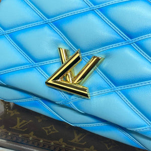 LV M24185 Louis Vuitton GO-14 MM Bag Lagoon Turquoise Blue - Default Title - View 5