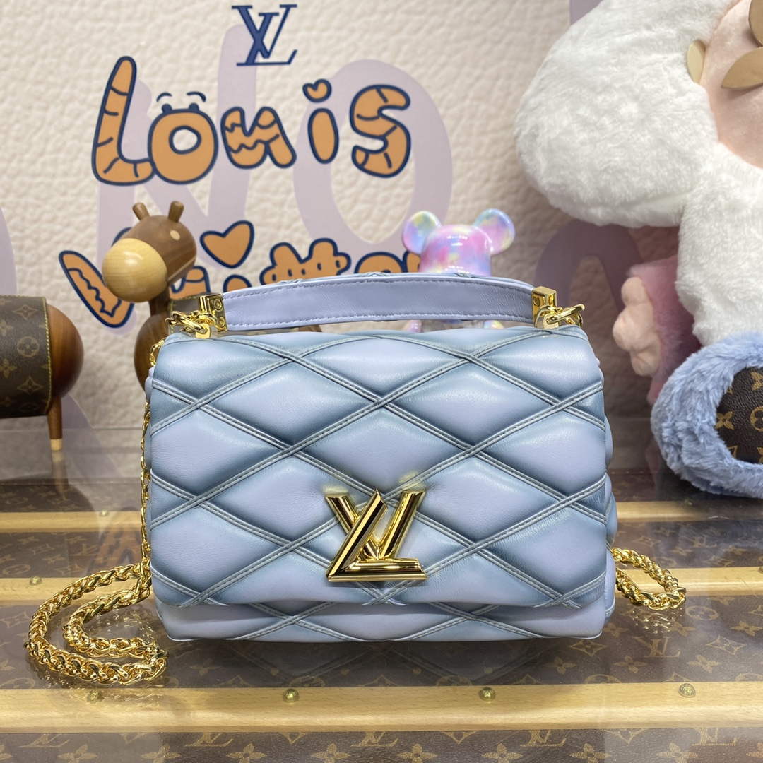 LV M24186 Louis Vuitton GO-14 MM Bag Foam Grey - Default Title - View 1