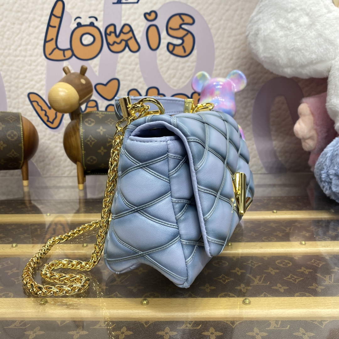 LV M24186 Louis Vuitton GO-14 MM Bag Foam Grey - Default Title - View 3