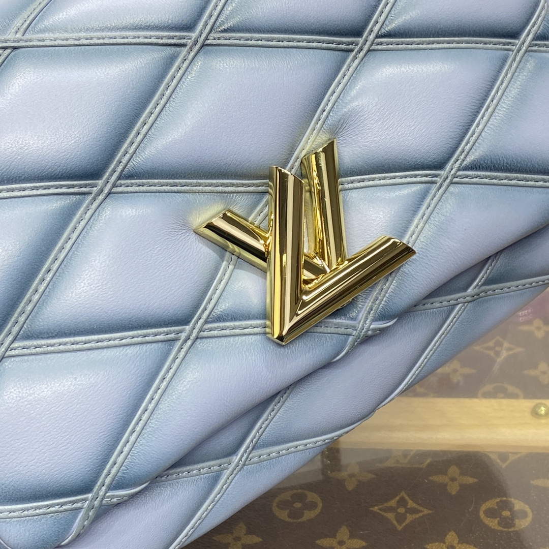 LV M24186 Louis Vuitton GO-14 MM Bag Foam Grey