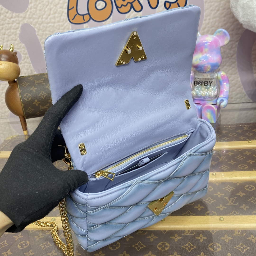 LV M24186 Louis Vuitton GO-14 MM Bag Foam Grey - Default Title - View 7
