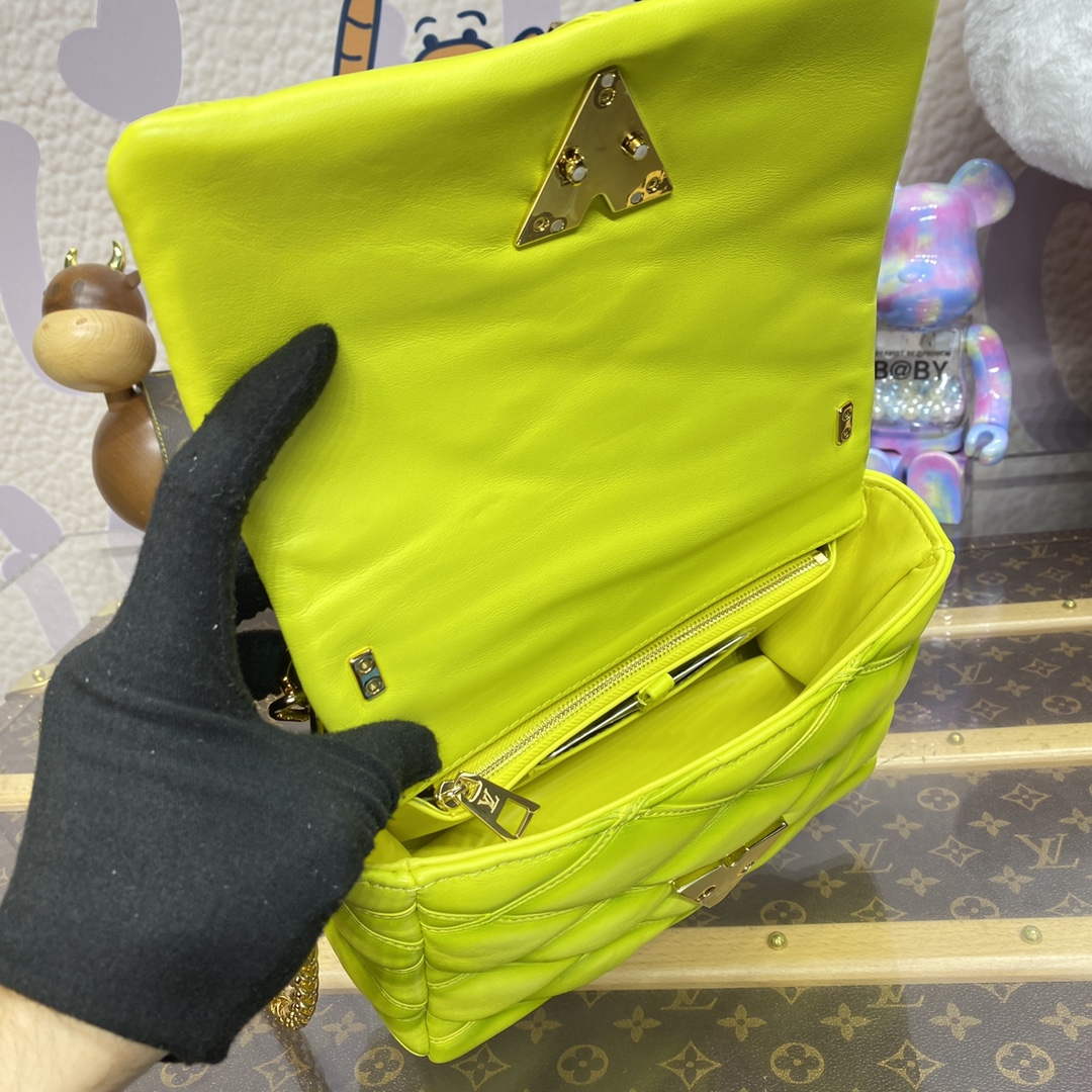 LV M24186 Louis Vuitton GO-14 MM Bag Lemon Yellow - Default Title - View 9