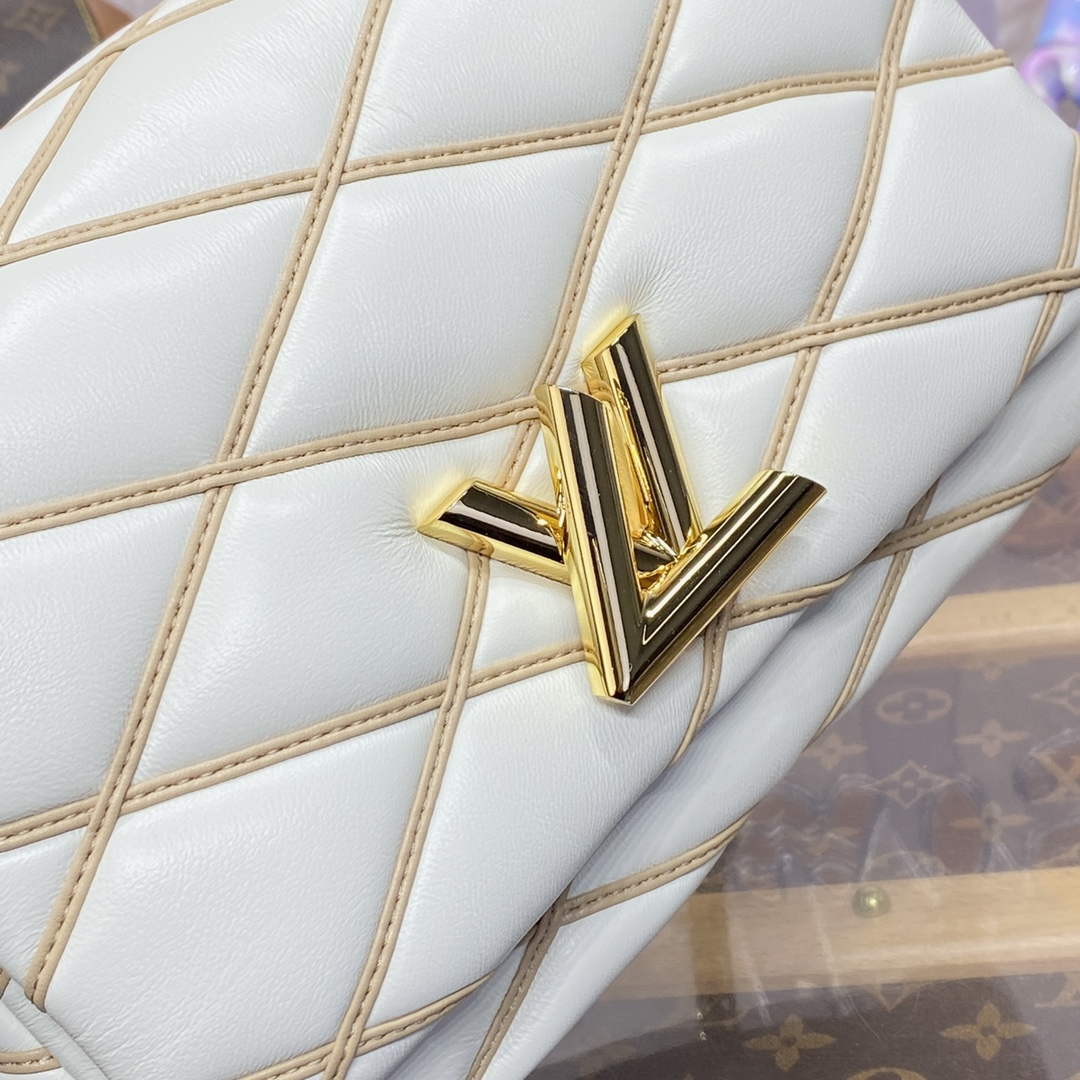 LV M24186 Louis Vuitton GO-14 MM Bag Off-white - Default Title - View 5