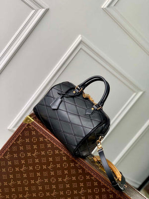 LV M24206 Louis Vuitton Speedy Bandouliere 25 Handbag Black - Default Title - View 2