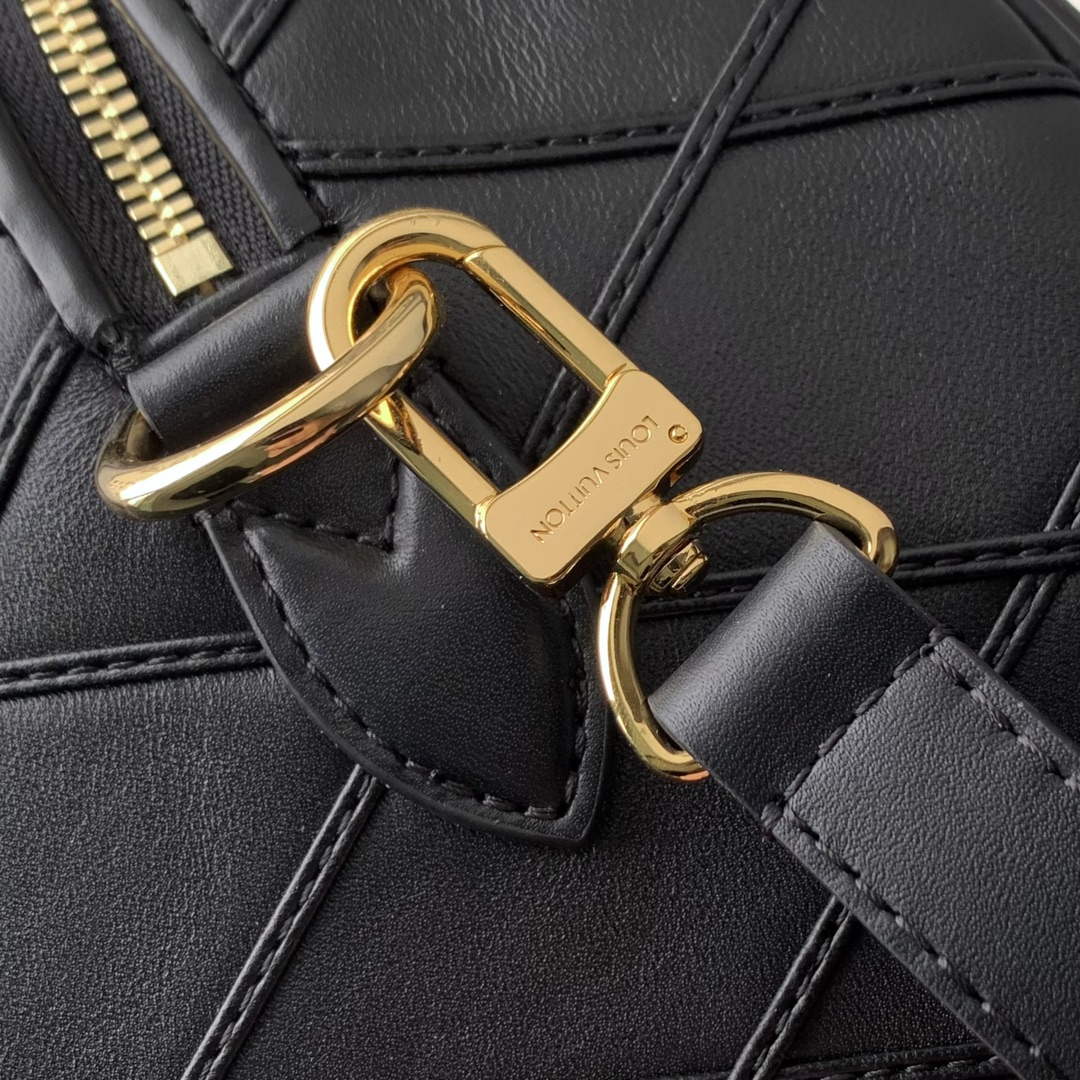 LV M24206 Louis Vuitton Speedy Bandouliere 25 Handbag Black