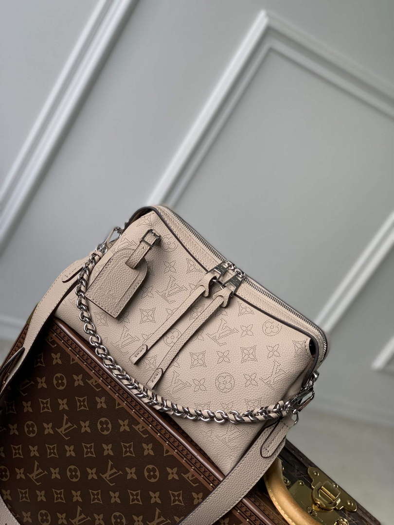LV M24255 Louis Vuitton Hand It All PM Bag Galet Gray - Default Title - View 1