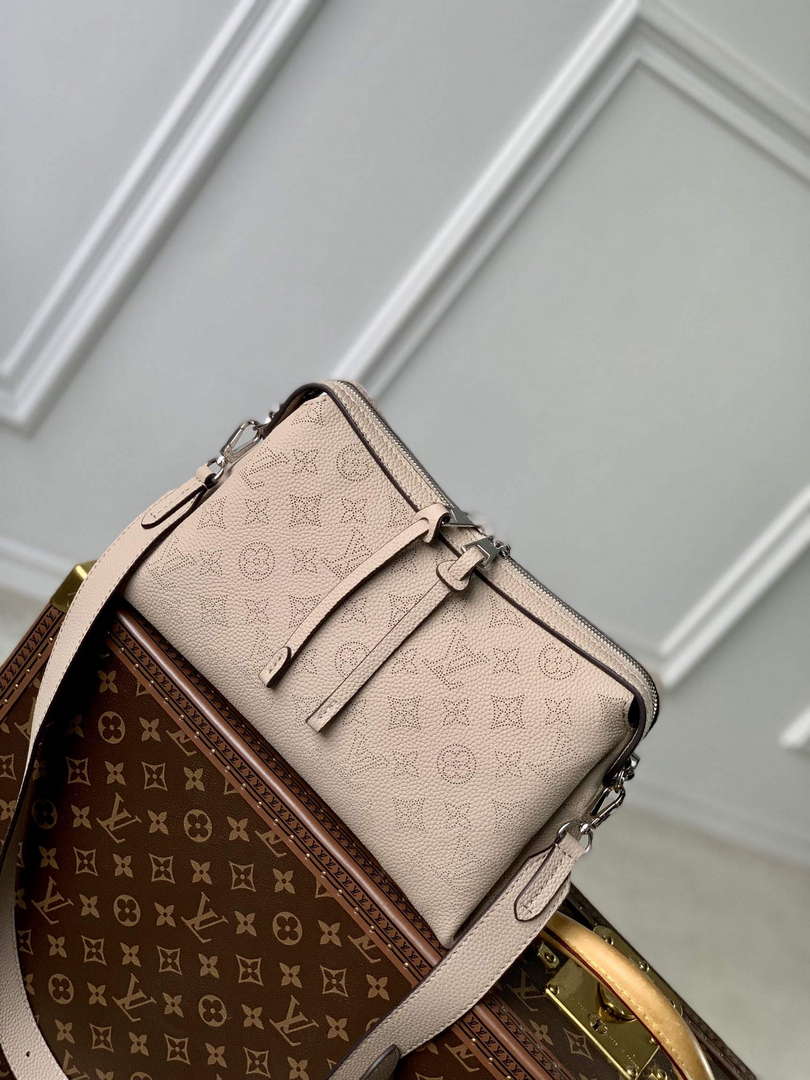 LV M24255 Louis Vuitton Hand It All PM Bag Galet Gray